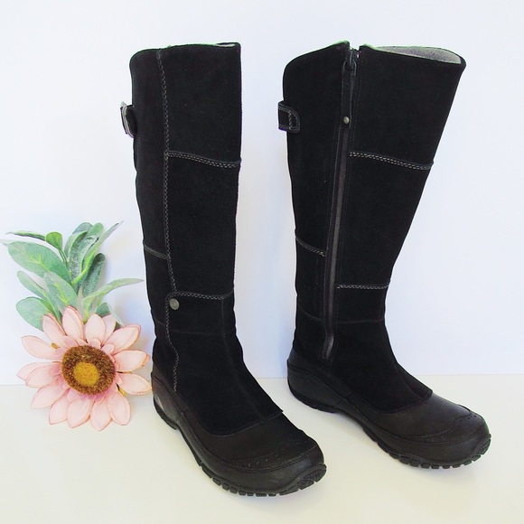 North Face Black Anna Purna Tall Boots 